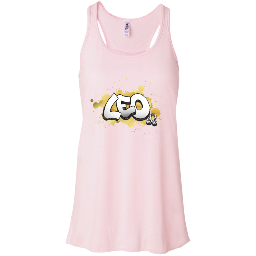 Leo Flowy Racerback Tank
