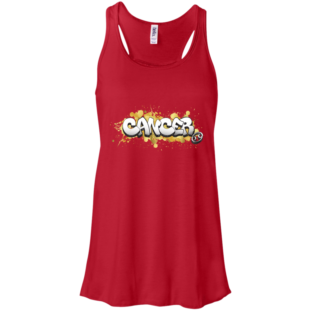 Cancer  Flowy Racerback Tank