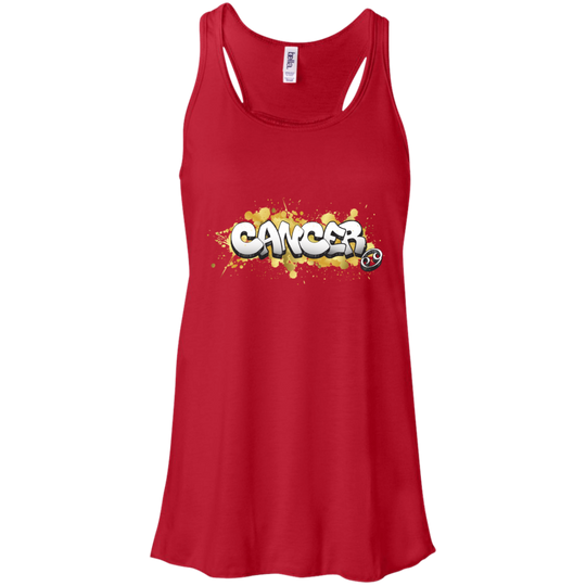 Cancer  Flowy Racerback Tank