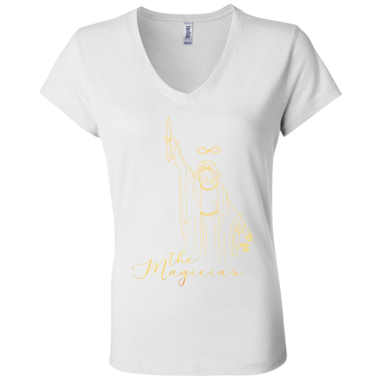 The Magician Ladies' Tarot V-Neck T-Shirt