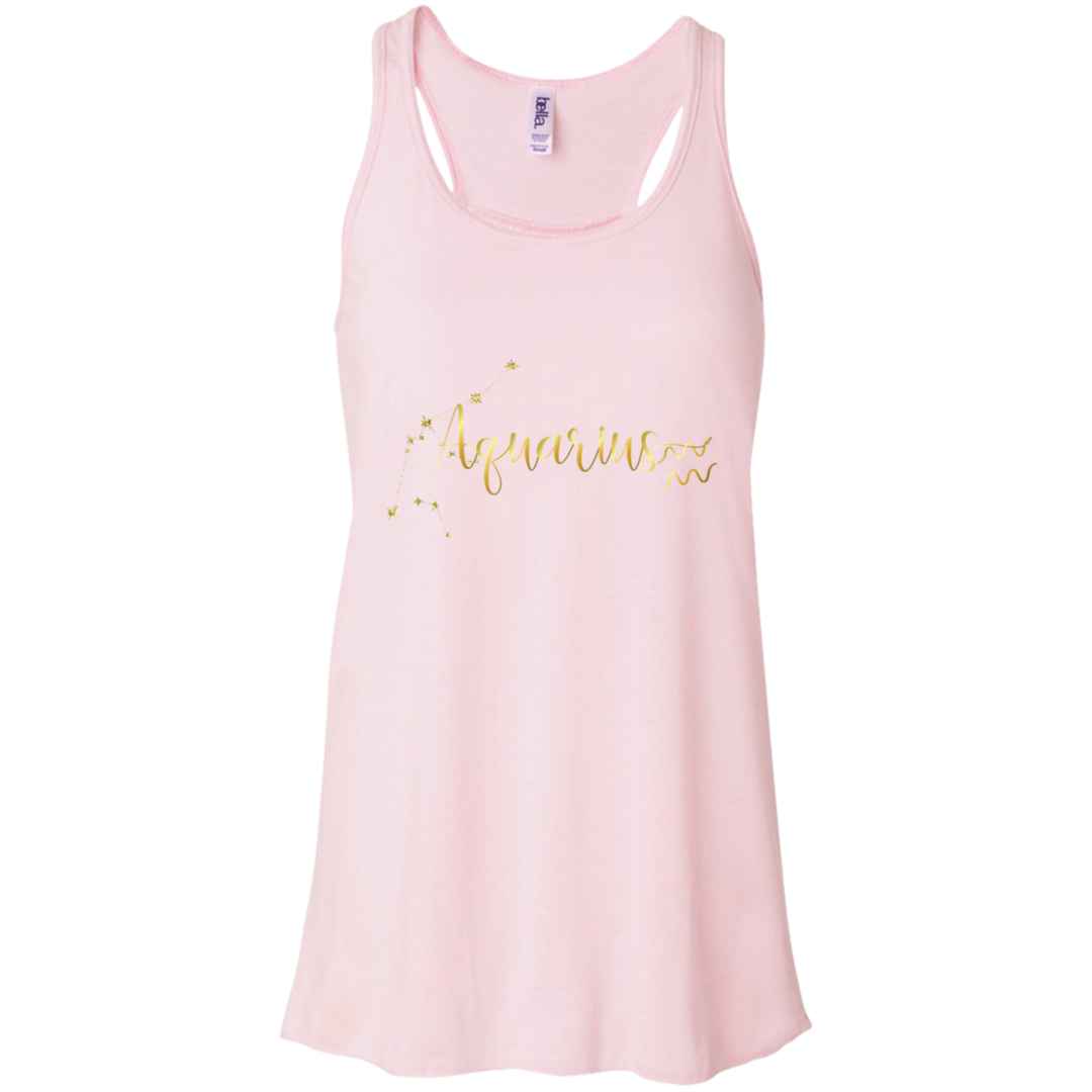 Aquarius  Flowy Racerback Tank