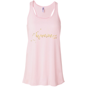 Aquarius  Flowy Racerback Tank