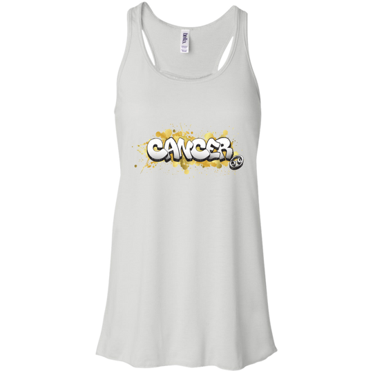 Cancer  Flowy Racerback Tank