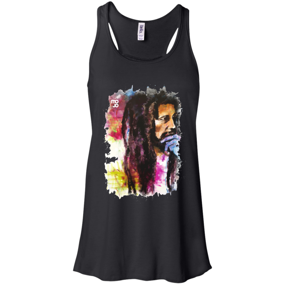 Bob Marley Flowy Racerback Tank