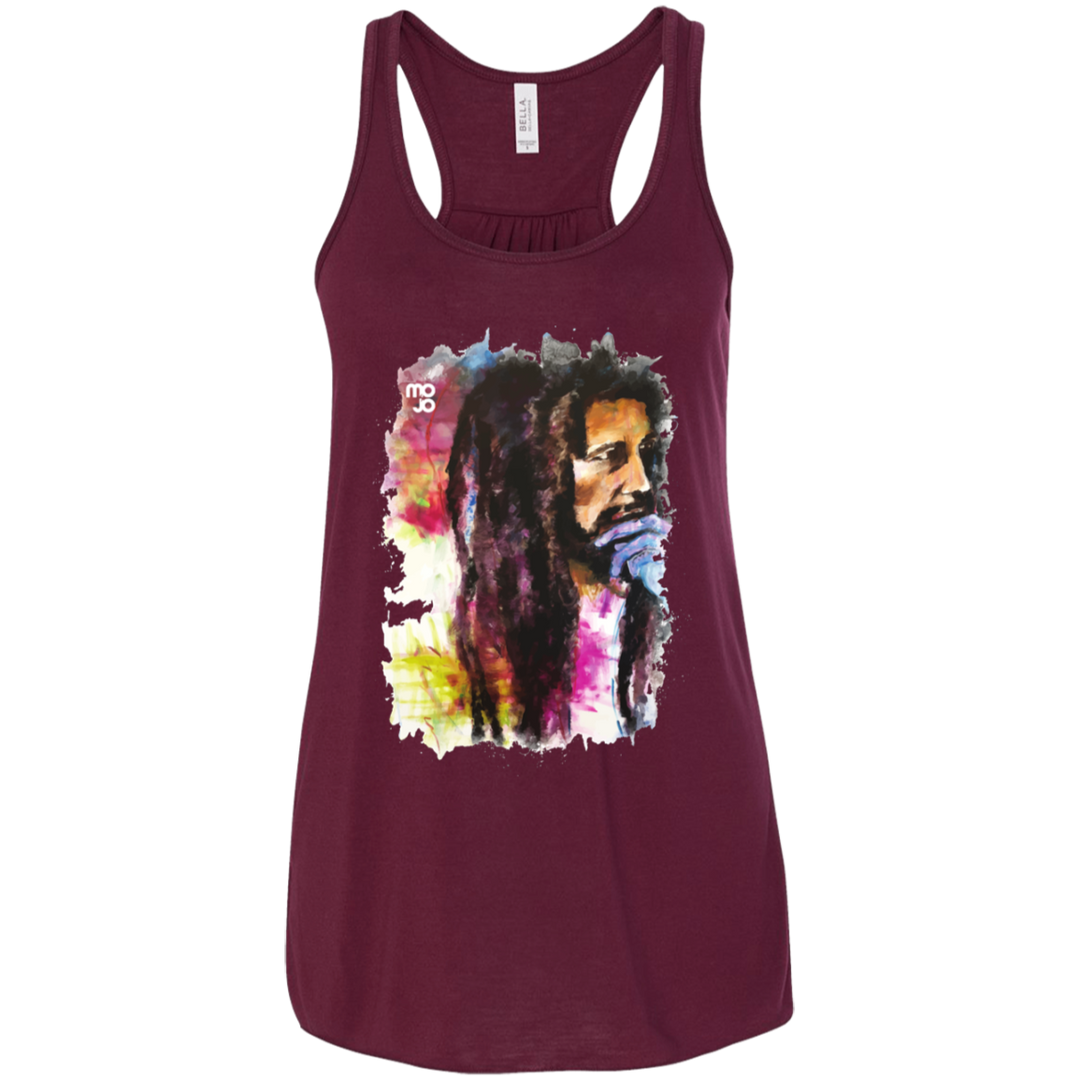 Bob Marley Flowy Racerback Tank