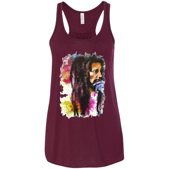 Bob Marley Flowy Racerback Tank