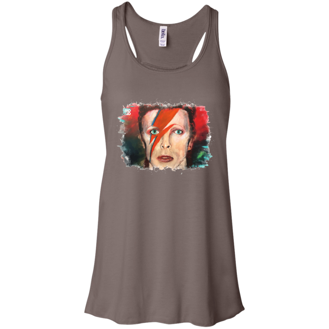 David Bowie Flowy Racerback Tank
