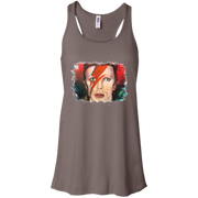 David Bowie Flowy Racerback Tank