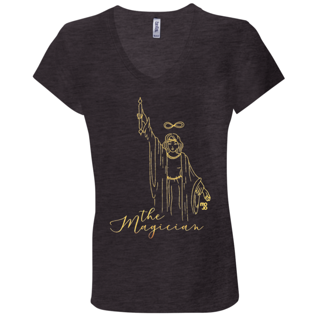 The Magician Ladies' Tarot V-Neck T-Shirt