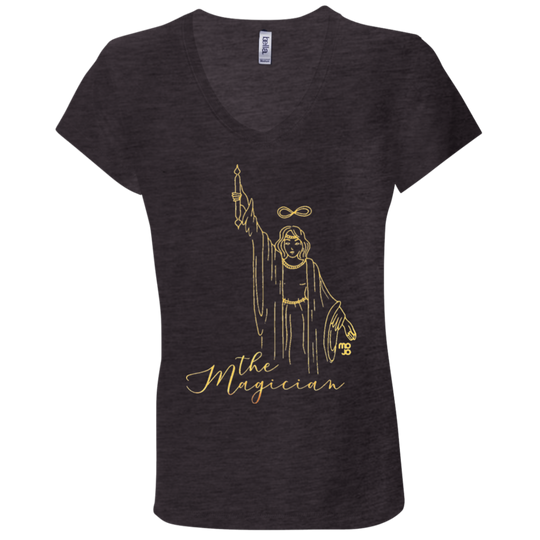 The Magician Ladies' Tarot V-Neck T-Shirt