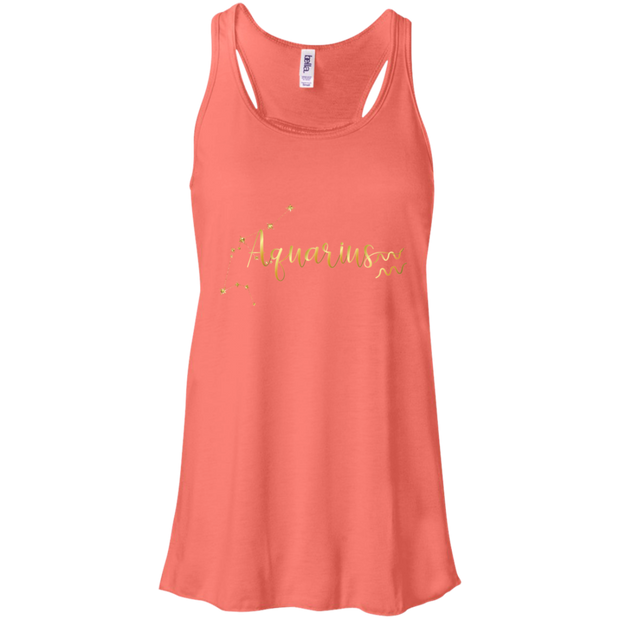 Aquarius  Flowy Racerback Tank