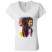 Bob Marley Ladies' Astrology V-Neck T-Shirt