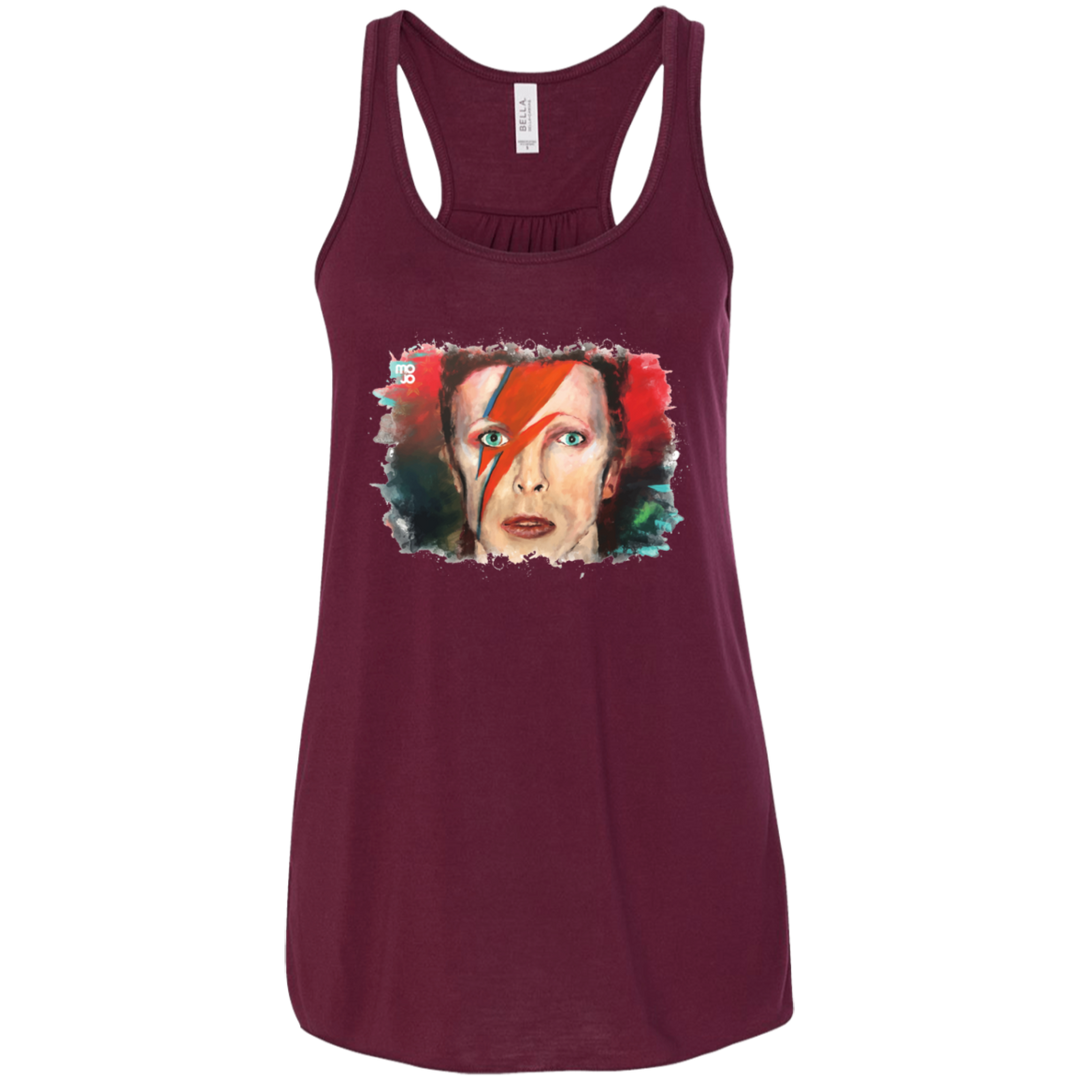 David Bowie Flowy Racerback Tank
