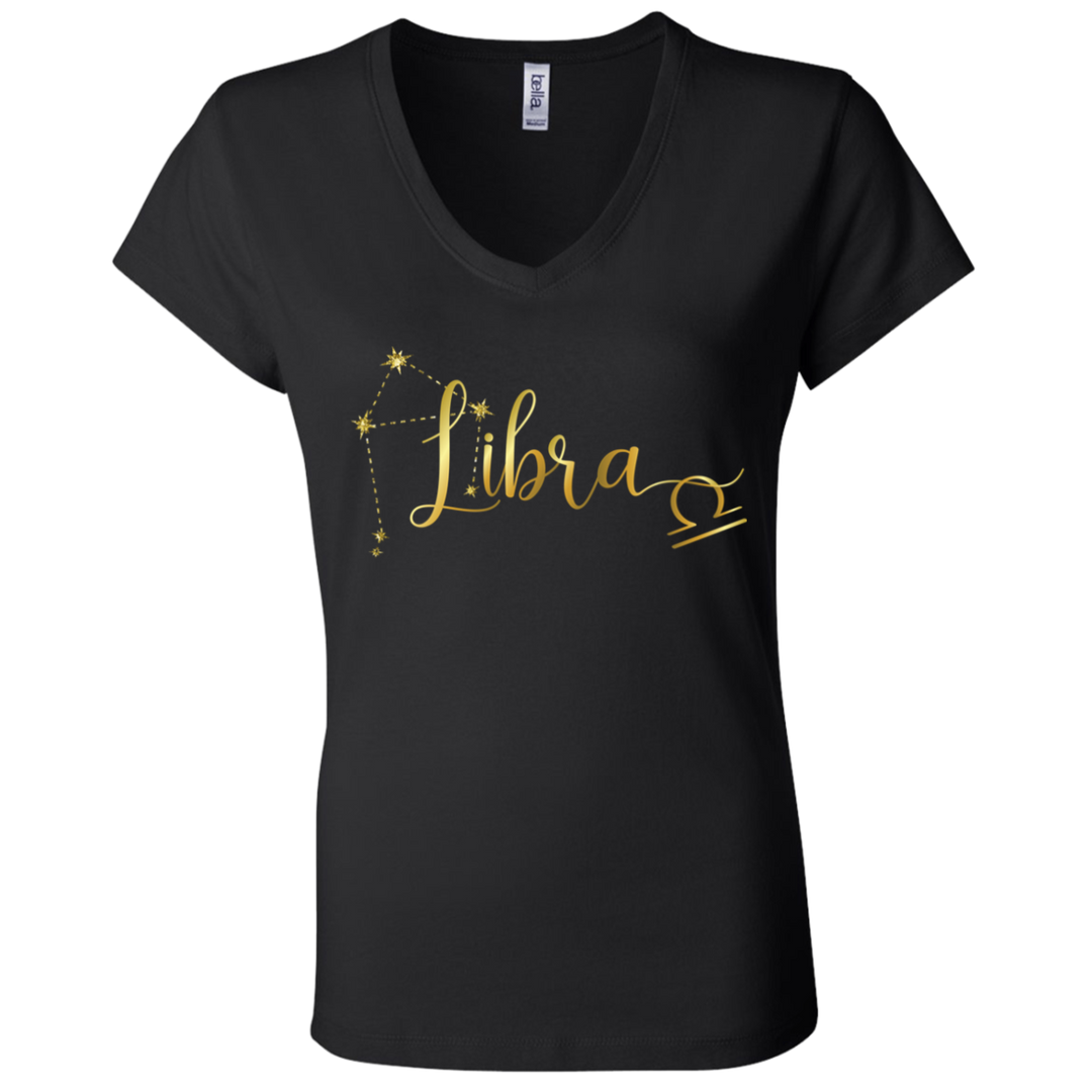 Libra Ladies' Astrology V-Neck T-Shirt