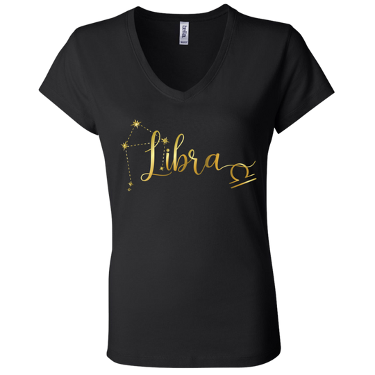 Libra Ladies' Astrology V-Neck T-Shirt