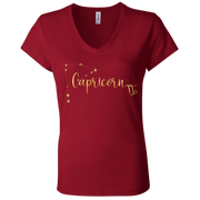 Capricorn Ladies' Astrology V-Neck T-Shirt