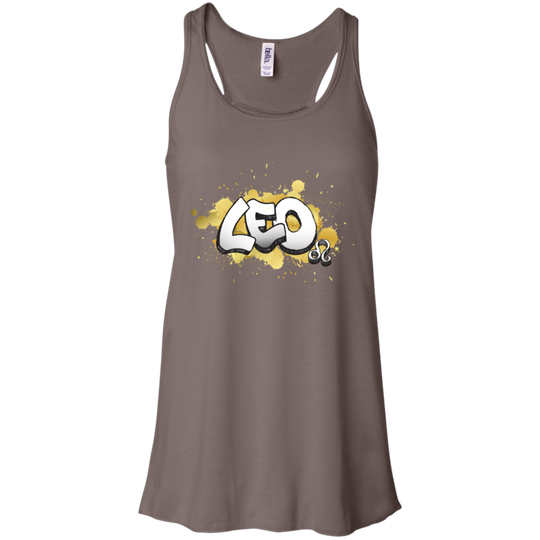 Leo Flowy Racerback Tank