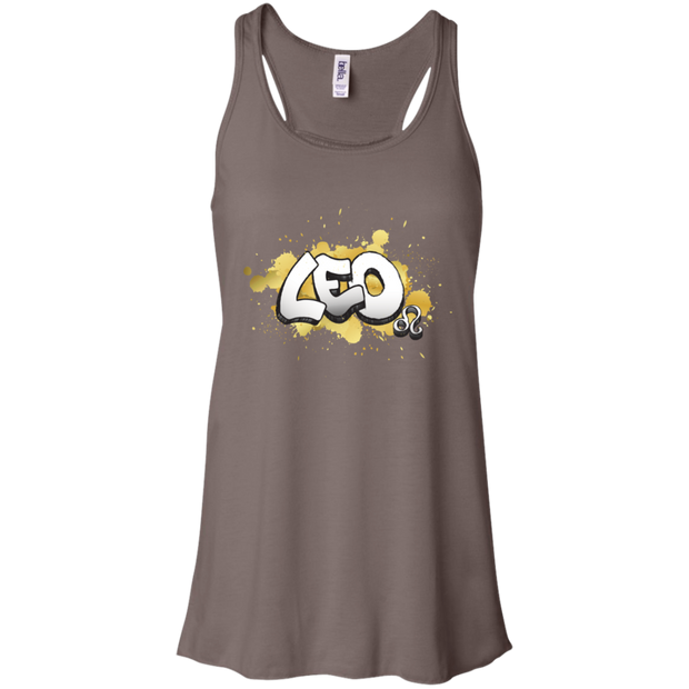 Leo Flowy Racerback Tank