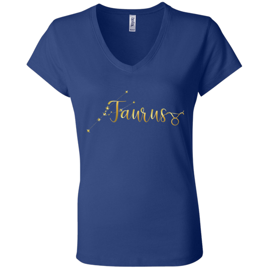 Taurus Ladies' Astrology V-Neck T-Shirt