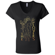 The Lovers Ladies' Tarot V-Neck T-Shirt
