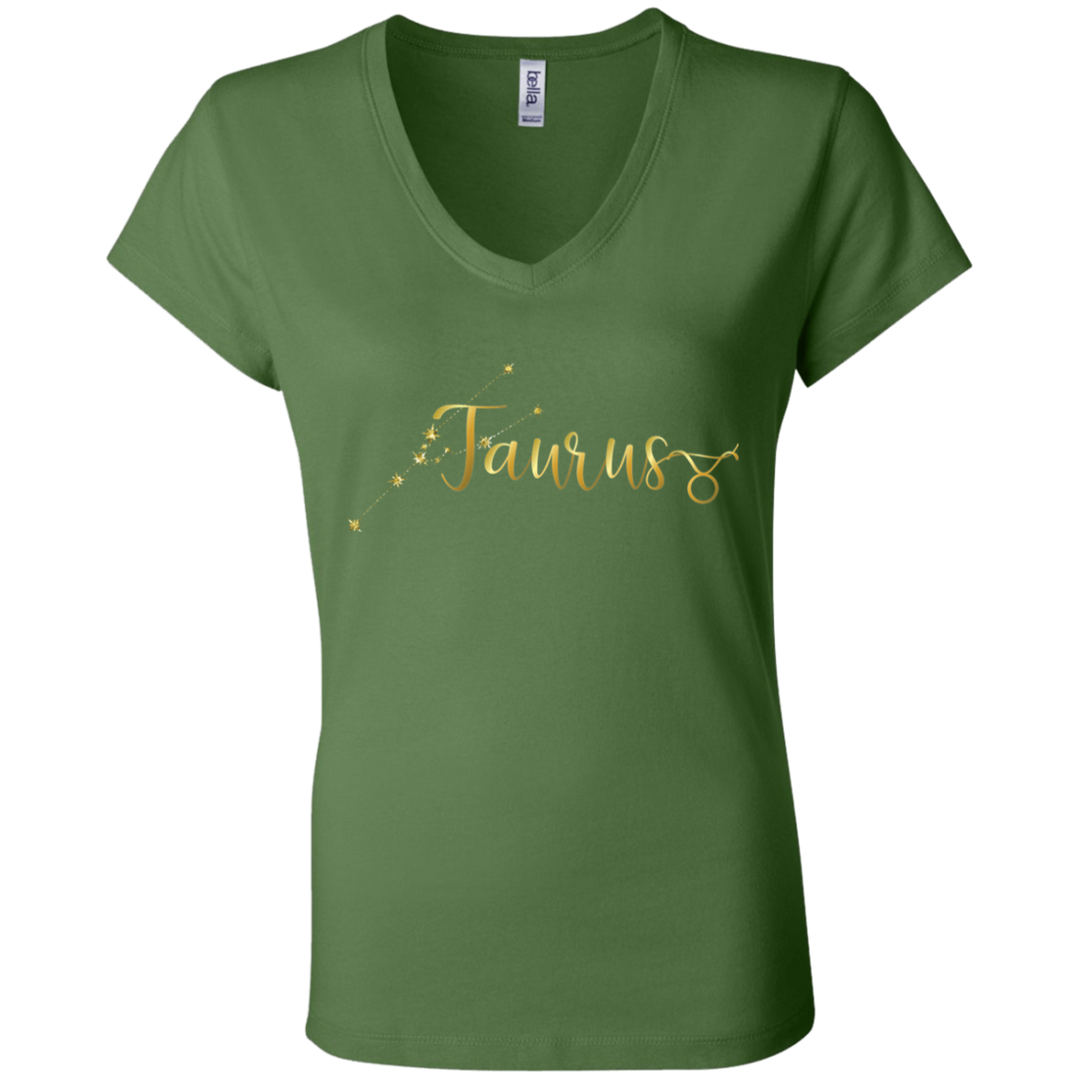 Taurus Ladies' Astrology V-Neck T-Shirt
