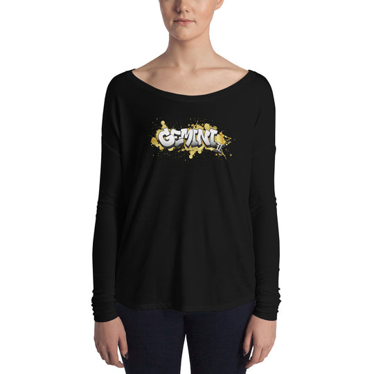 Gemini Women's Flowy Astrology Long Sleeve Tee