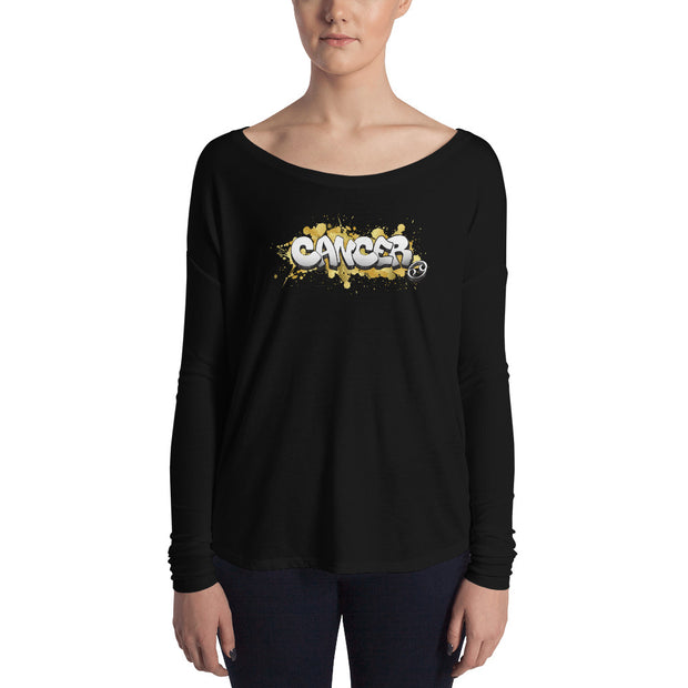 Cancer Women's Flowy Astrology Long Sleeve Tee