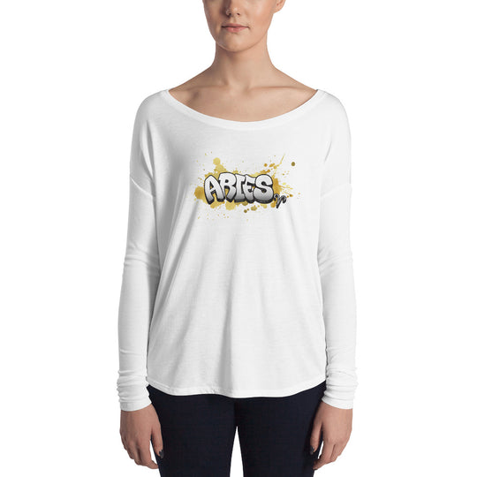 Aries Women's Flowy Astrology Long Sleeve Tee