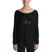 Leo Women's Flowy Astrology Long Sleeve Tee