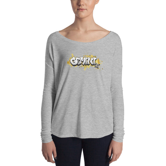 Gemini Women's Flowy Astrology Long Sleeve Tee