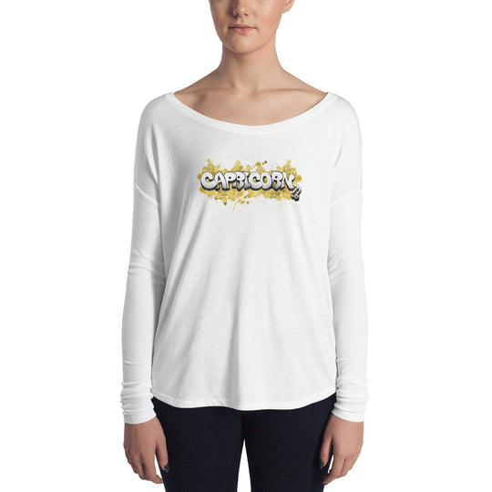 Capricorn Women's Flowy Astrology Long Sleeve Tee