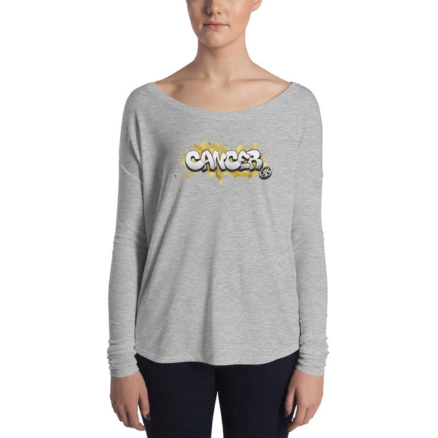 Cancer Women's Flowy Astrology Long Sleeve Tee