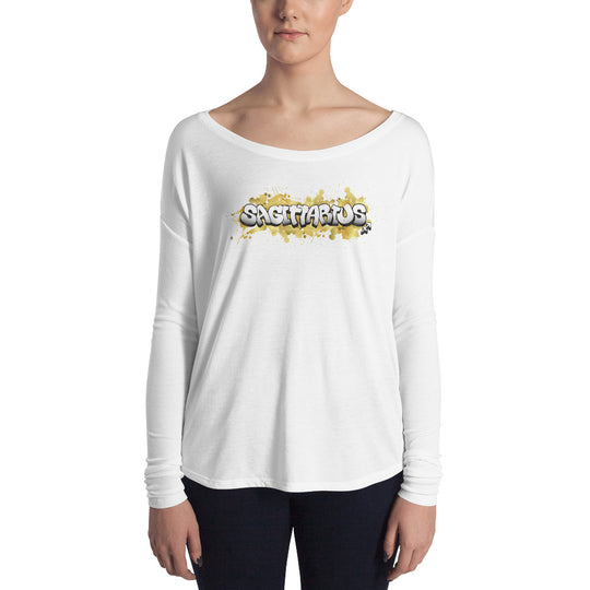 Sagittarius Women's Flowy Astrology Long Sleeve Tee