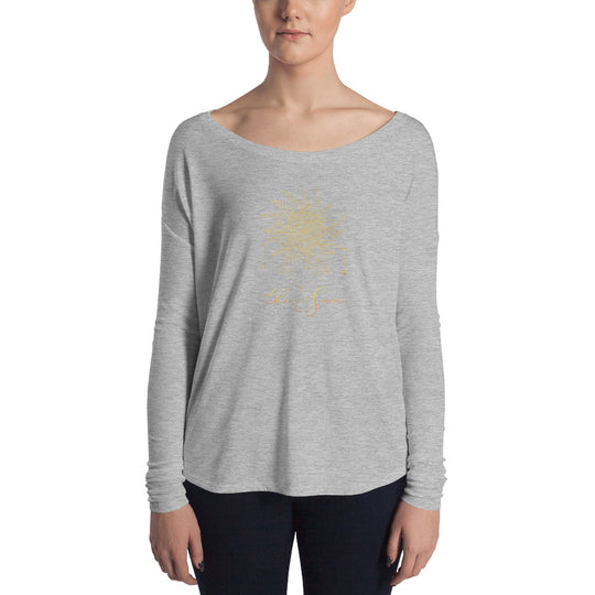 The Sun Flowy Astrology Long Sleeve Tee