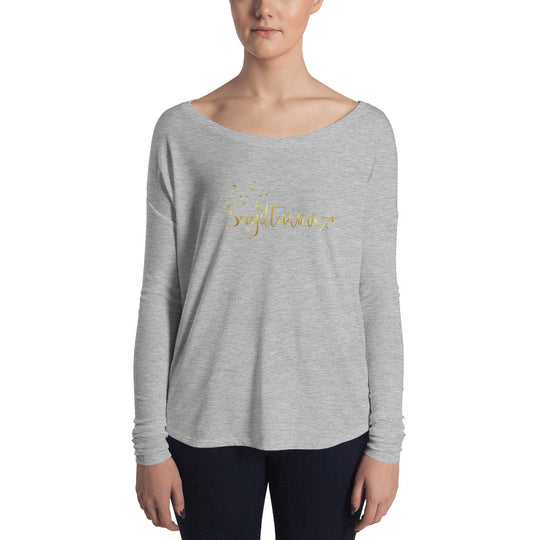 Sagittarius Women's Flowy Astrology Long Sleeve Tee